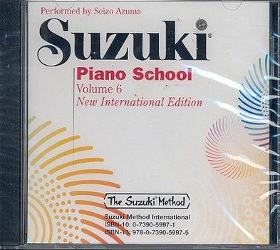 Suzuki Piano School New Int. Edition CD, Volume 6, Klav (CD)