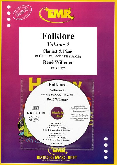 R. Willener: Folklore Volume 2, KlarKlv (+CD)