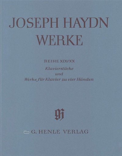 J. Haydn y otros.: Klavierstücke für Klavier zu zwei Händen / Werke für Klavier zu vier Händen