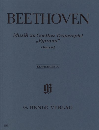L. v. Beethoven: Musik zu J.W. v. Goethes Trauerspiel , Klav