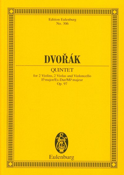 A. Dvorak: Streichquintett Es-Dur op. 97 B 180, 5Str (Stp)