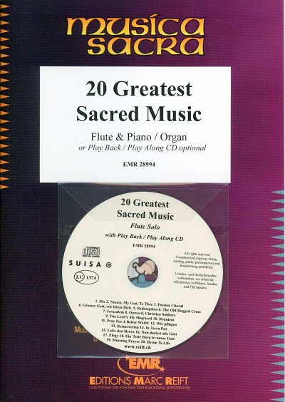 20 Greatest Sacred Music, FlKlav/Org (+CD)