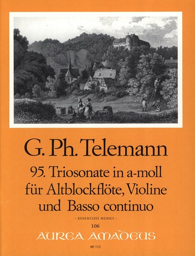 G.P. Telemann: Triosonate Nr. 95 a-Moll TW, AbflVlBc (Pa+St)