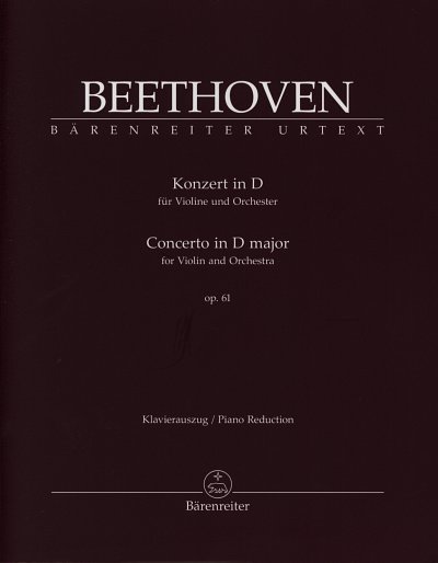 L. v. Beethoven: Konzert D-Dur op. 61, VlOrch (KASt)