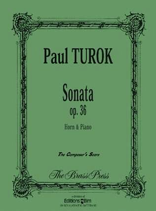 P. Turok: Sonata op. 36, HrnKlav (KlavpaSt)