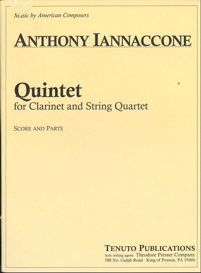 I. Anthony: Quintet for Clarinet and String Qu, Stro (Pa+St)