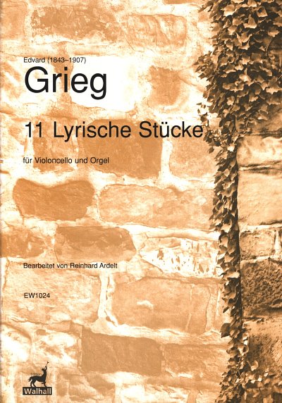 E. Grieg: 11 lyrische Stücke, VcOrg (OrpaSt)