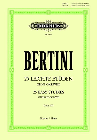 DL: H. Bertini: Etüde V (from 25 leichte Etüden ohne Oktav, 
