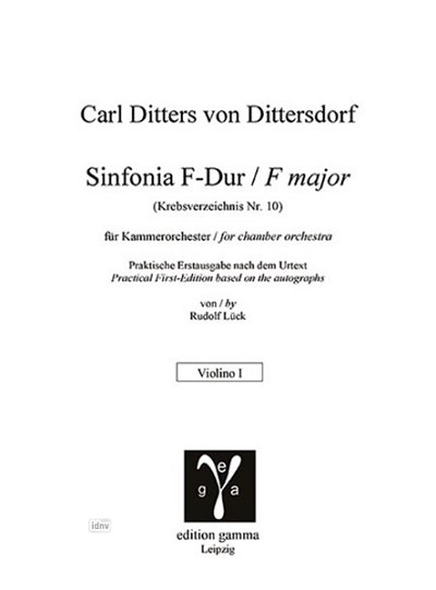 C. Ditters von Dittersdorf: Sinfonia F-Dur