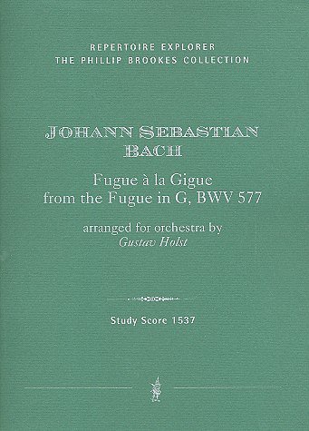 J.S. Bach: Fugue à la Gigue, Sinfo (Stp)