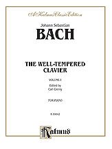 J.S. Bach y otros.: Bach: The Well-Tempered Clavier (Volume I) (Ed. Carl Czerny)