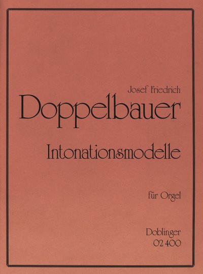 J.F. Doppelbauer: Intonationstabelle