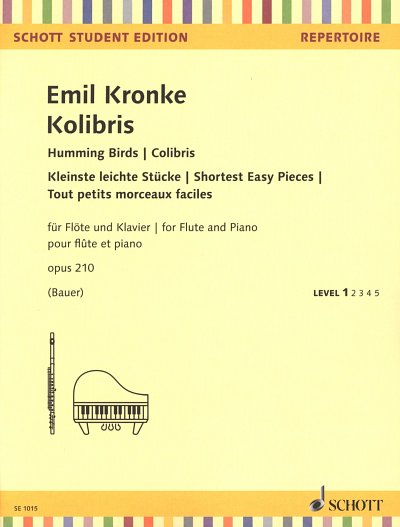 E. Kronke: Kolibris op. 210 - Level 1, FlKlav (KlavpaSt)
