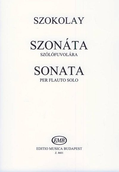 S. Szokolay: Sonate , Fl
