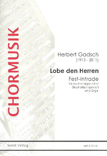 H. Gadsch: Lobe den Herren, GchBlechOrg (Part.)