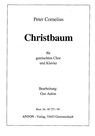 G. Anton: Christbaum, GchKlav (Chpa)