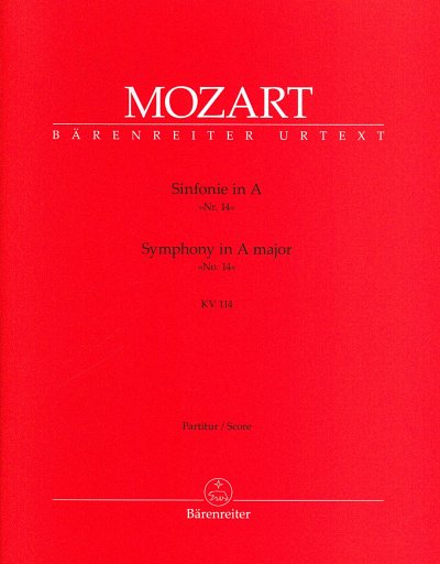 W.A. Mozart: Sinfonie Nr. 14 A-Dur KV 114, Sinfo (Part)