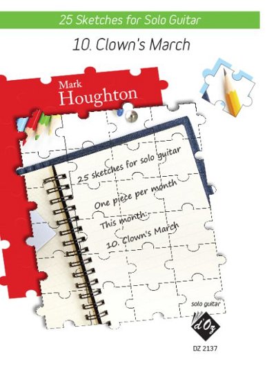 M. Houghton: 25 Sketches - Clown's March, Git