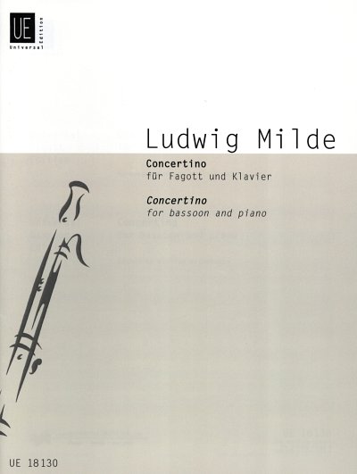 L. Milde: Concertino fuer Fagott und Klavier a-Moll, FagKlav