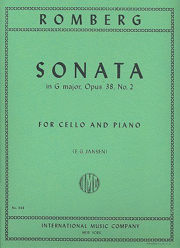 B. Romberg: Sonate 2 G-Dur Opus 38 (Janse, VcKlav (KlavpaSt)