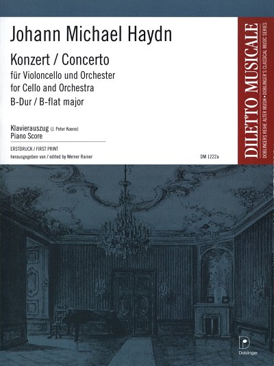 M. Haydn: Konzert B-Dur, VcKlav (KlavpaSt)