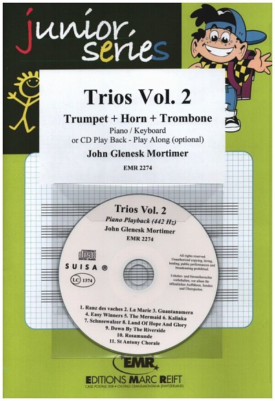 J.G. Mortimer: Trios Vol. 2, TrpHrnPos (+CD)