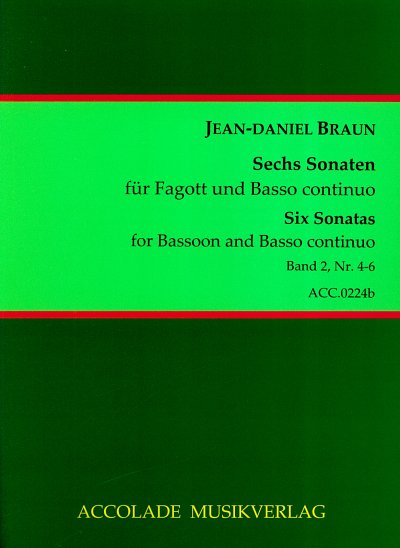 Braun Jean Daniel: 6 Sonaten Bd 2
