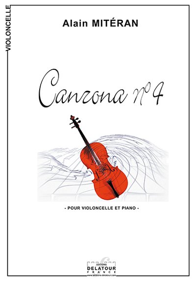 MITERAN Alain: Canzona N°4 für Violoncello und Klavier