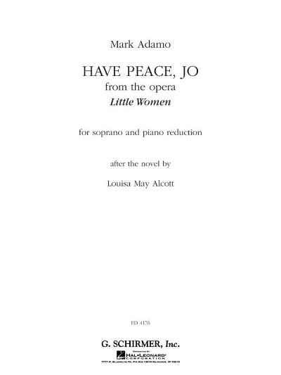 Have Peace, Jo (from the Opera Little Women), GesSKlav (Bu)