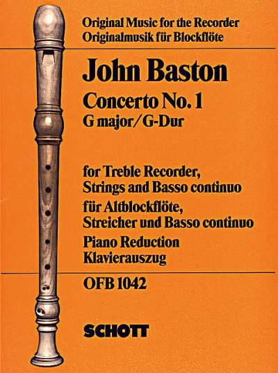 DL: J. Baston: Concerto No. 1 G-Dur, AbflStrBc (KASt)