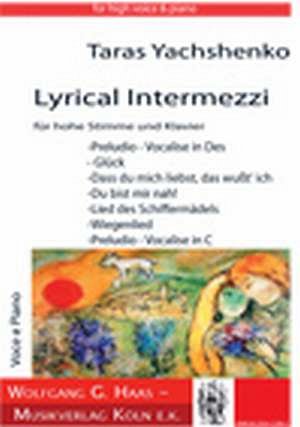 Yachshenko Taras: Lyrical Intermezzi