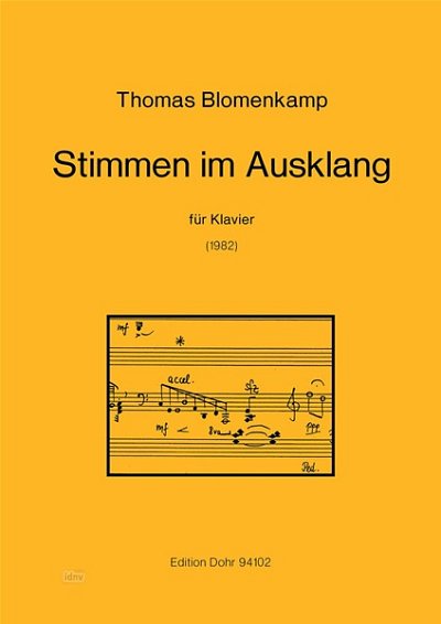 T. Blomenkamp: Stimmen im Ausklang, Klav (Part.)