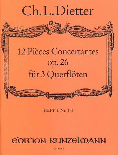 D.C. Ludwig: Pièces concertantes op. 26/1-3, 3Fl (Pa+St)