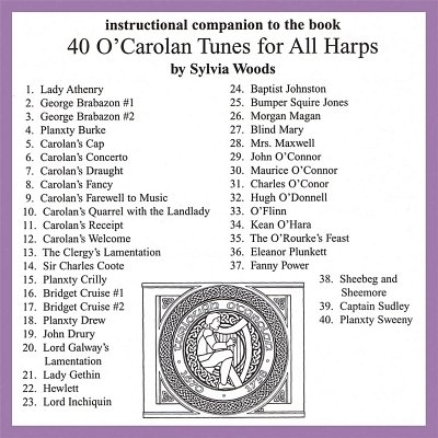 40 O'Carolan Tunes for All Harps, Hrf (CD)