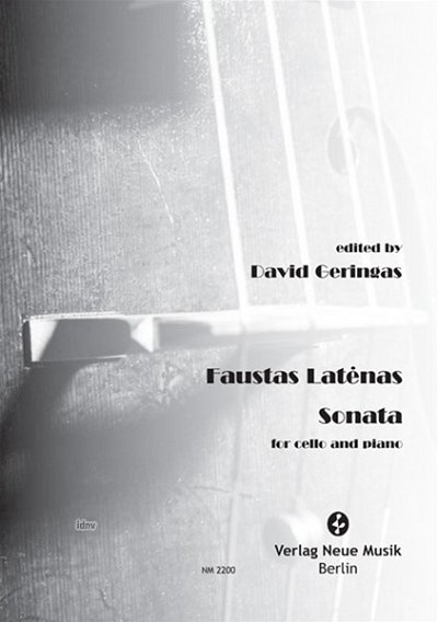 L. Faustas: Sonata Cello and Piano, Violoncello, Klavier