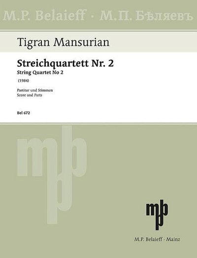 Tigran Mansurian: Streichquartett Nr. 2