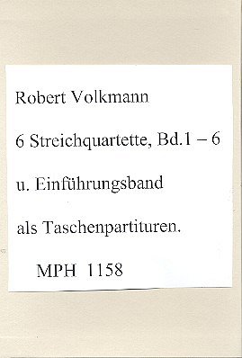 6 Streichquartette (Stp)