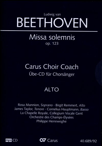 AQ: L. v. Beethoven: Missa solemnis - Car, 4GesGchO (B-Ware)