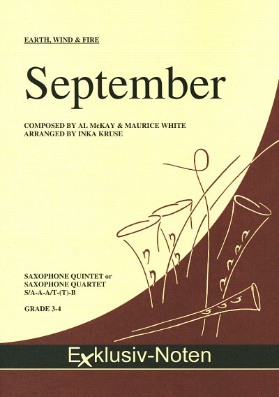 M. White: September, 5Sax (Pa+St)