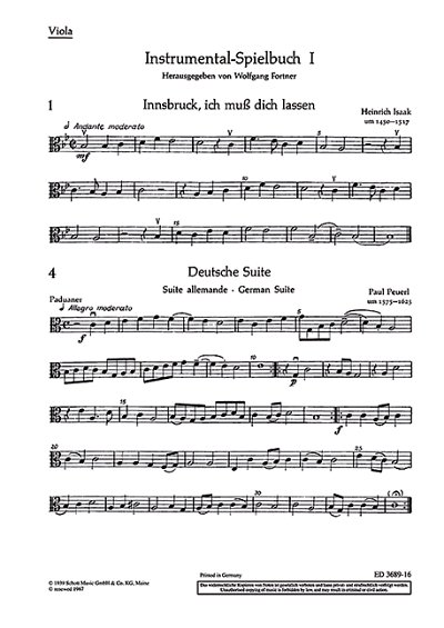 W. Fortner, Wolfgang: Instrumental-Playbook