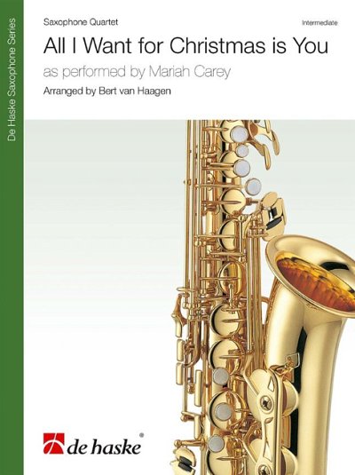 M. Carey: All I want for Christmas is You for , 4Sax (Pa+St)