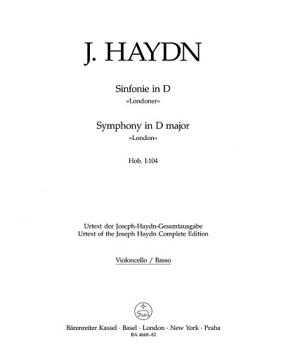 J. Haydn: Symphony in D major Hob.I :104 "London Symphony No. 12"
