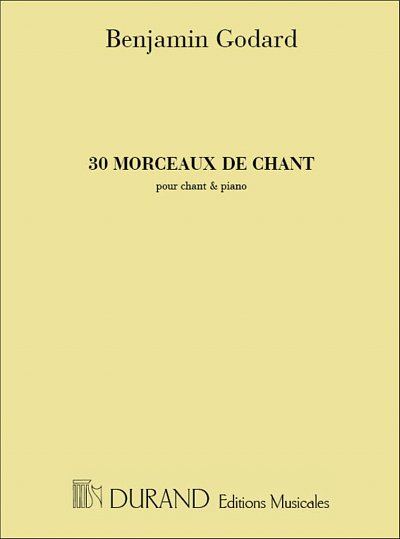 B. Godard: 30 Chansons Vx. Elevees , GesKlav