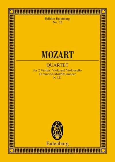 DL: W.A. Mozart: Streichquartett d-Moll, 2VlVaVc (Stp)