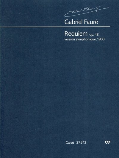 G. Fauré: Requiem op. 48, 2GsGchOrchOr (Part.)