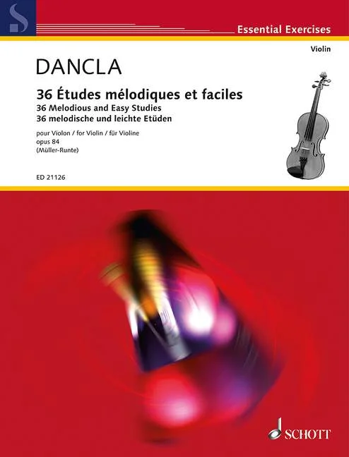 DL: C. Dancla: 36 melodische und leichte Etüden, Viol (0)