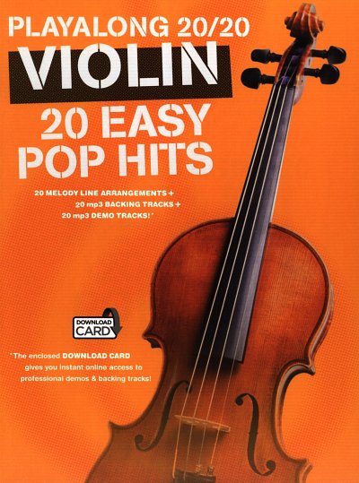 Ch. Hussey: Playalong 20/20 Violin: 20 Easy Pop Hits, Viol