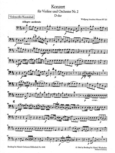 W.A. Mozart: Konzert 2 D-Dur Kv 211
