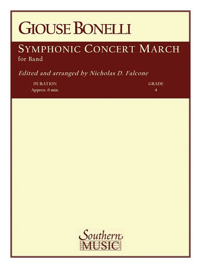G. Bonelli: Symphonic Concert March, Blaso (Pa+St)