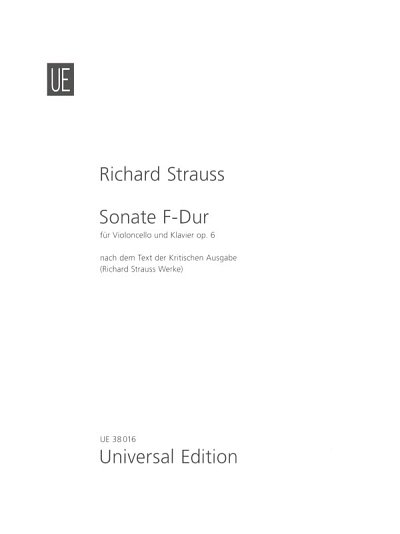 R. Strauss: Sonate F-Dur op. 6, VcKlav (KlavpaSt)